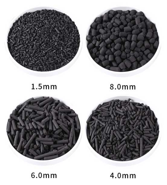 煤質(zhì)柱狀活性炭規(guī)格